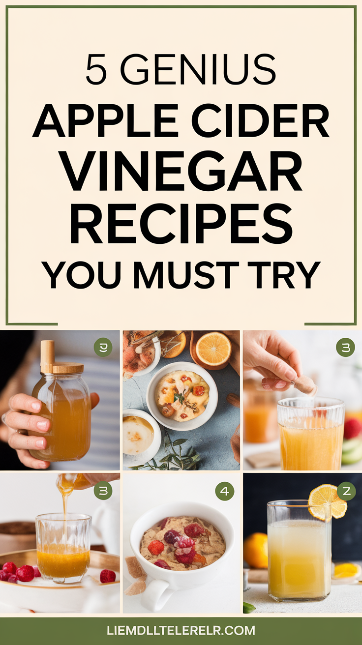 5 Genius Apple Cider Vinegar Recipes You Must Try