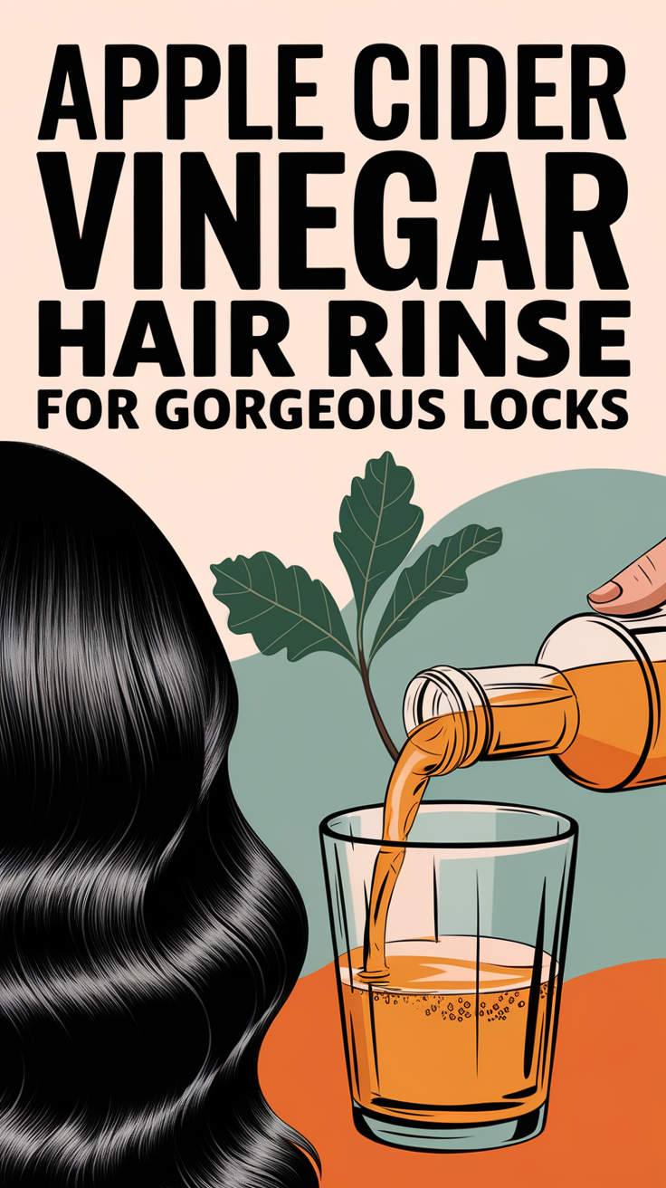 Apple Cider Vinegar Hair Rinse for Gorgeous Locks