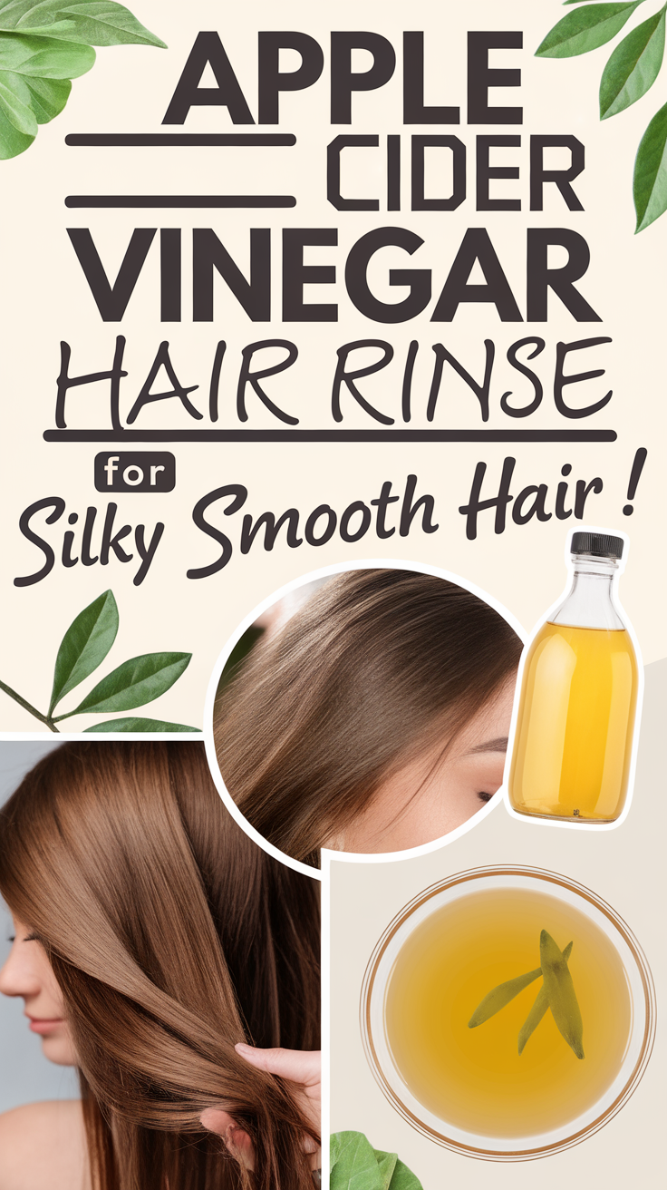 Apple Cider Vinegar Hair Rinse for Silky Smooth Hair!