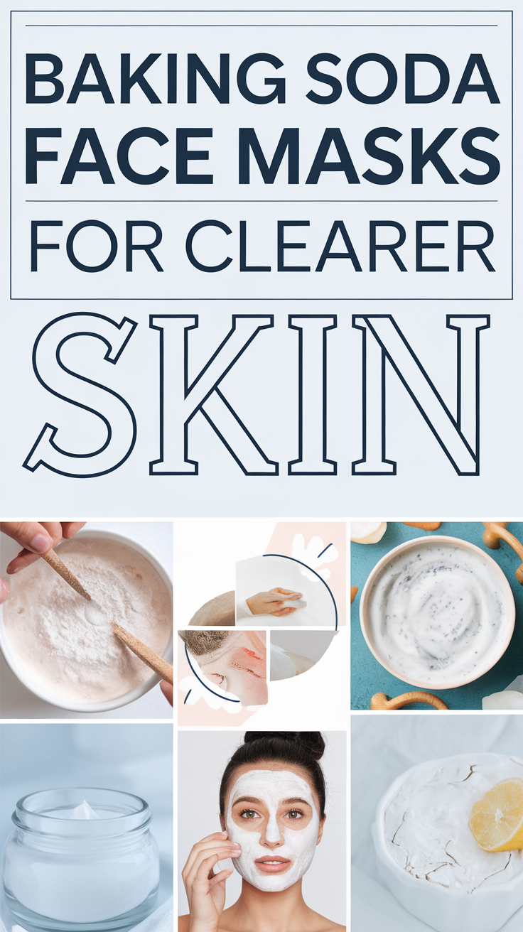 Baking Soda Face Masks for Clearer Skin