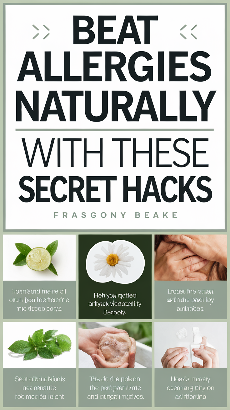 Beat Allergies Naturally with These Secret Hacks