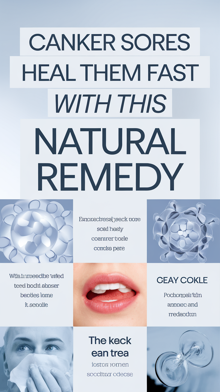 Canker Sores Heal Them Fast With This Natural Remedy