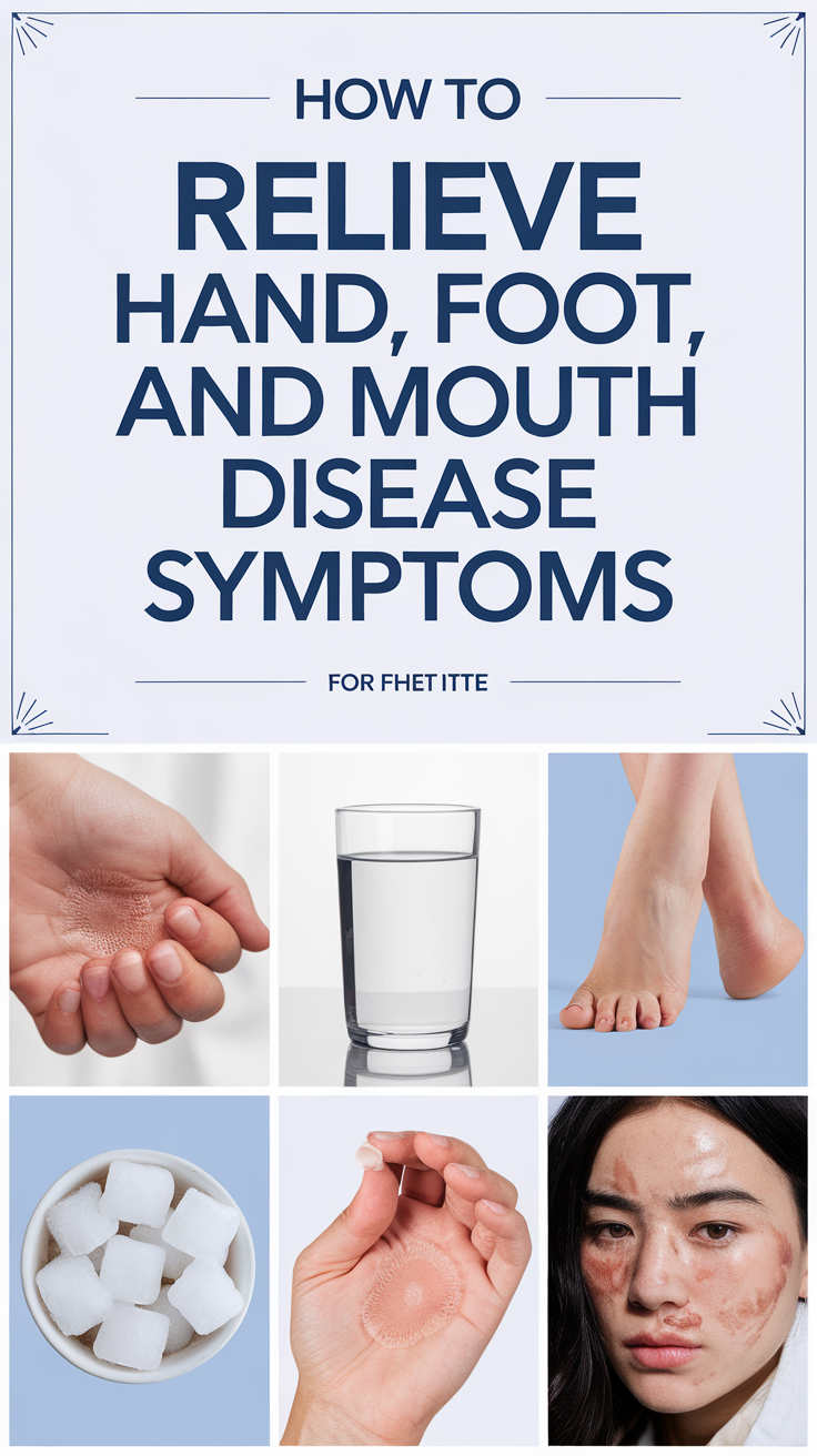 How to Relieve Hand, Foot, and Mouth Disease Symptoms