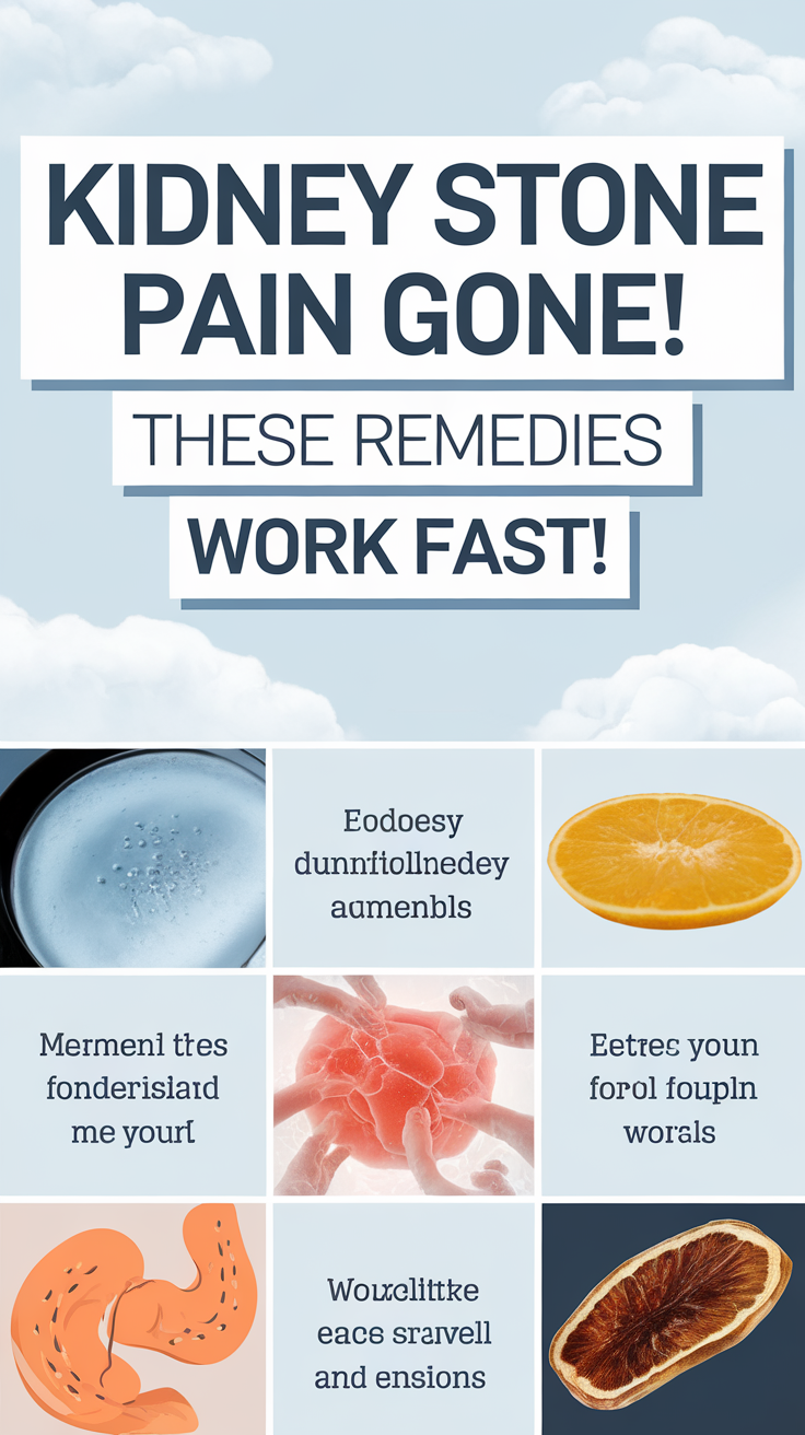 Kidney Stone Pain Gone! These Remedies Work Fast!