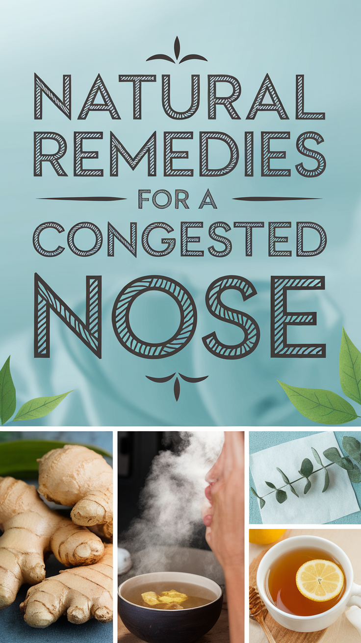 Natural Remedies for a Congested Nose