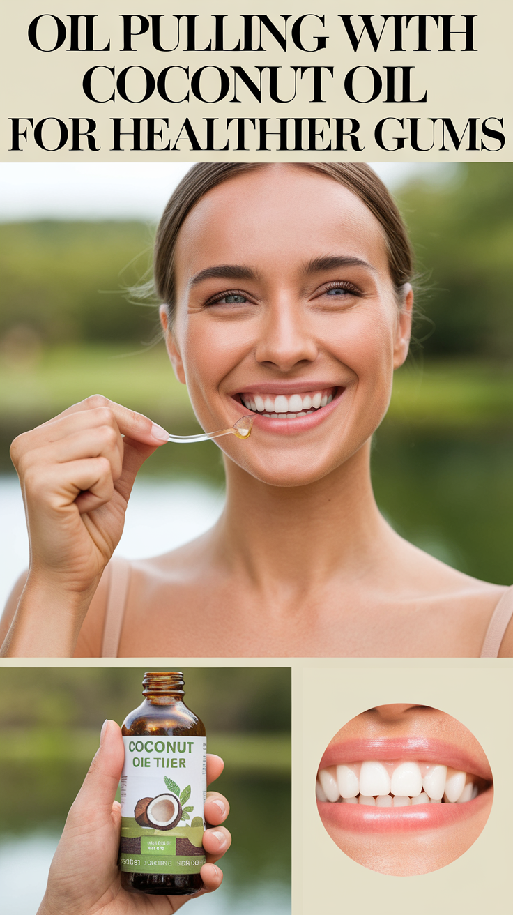 Oil Pulling with Coconut Oil for Healthier Gums