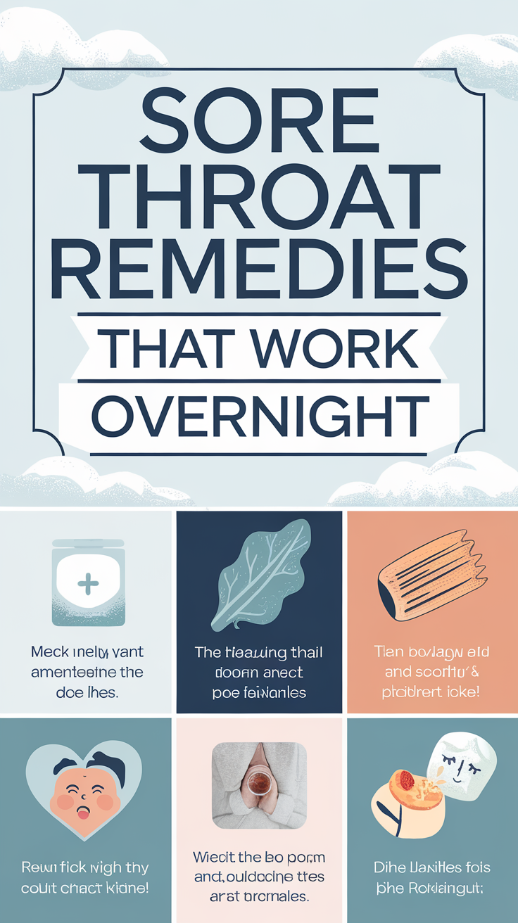 Sore Throat Remedies That Work Overnight