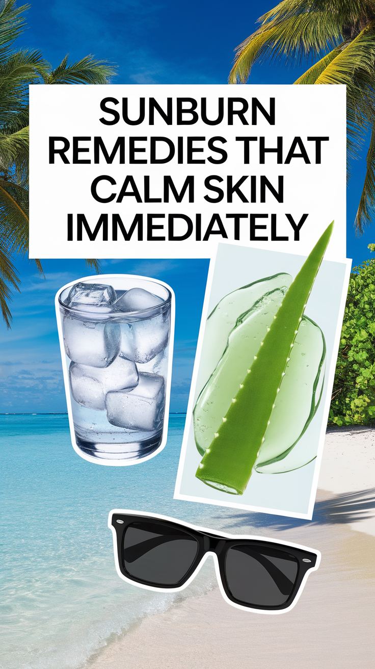 Sunburn Remedies That Calm Skin Immediately