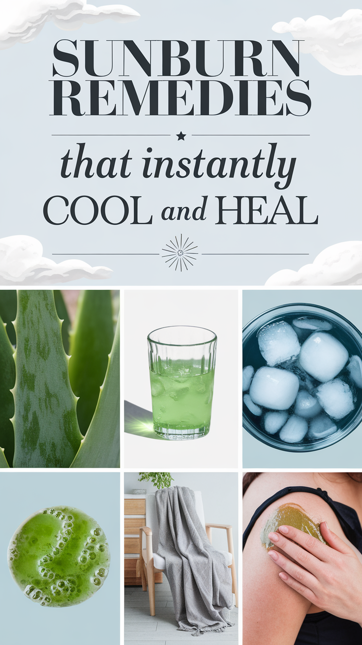 Sunburn Remedies That Instantly Cool and Heal