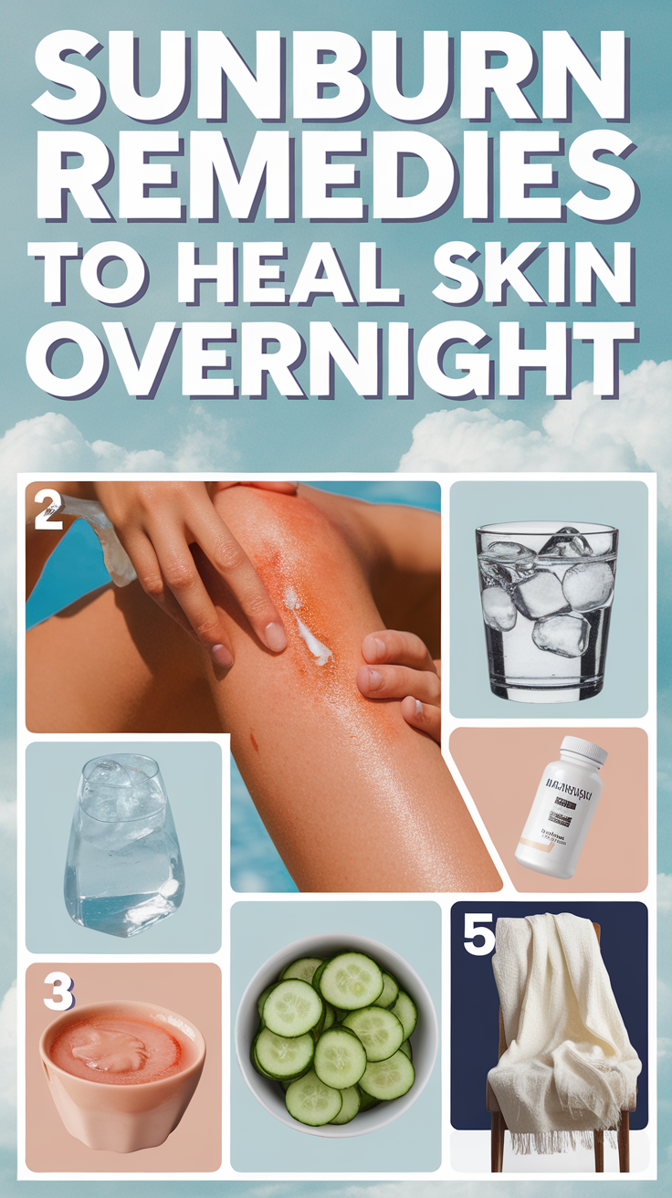 Sunburn Remedies to Heal Skin Overnight