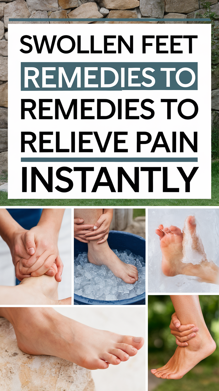 Swollen Feet Remedies to Relieve Pain Instantly