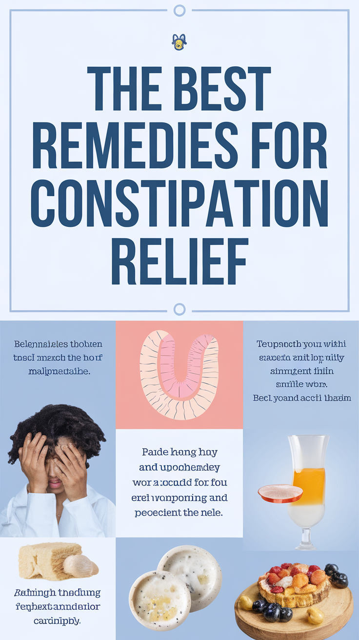 The Best Remedies for Constipation Relief