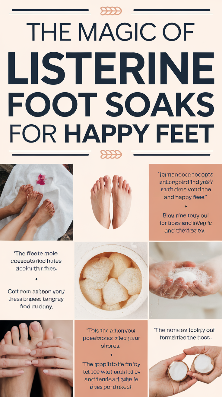 The Magic of Listerine Foot Soaks for Happy Feet