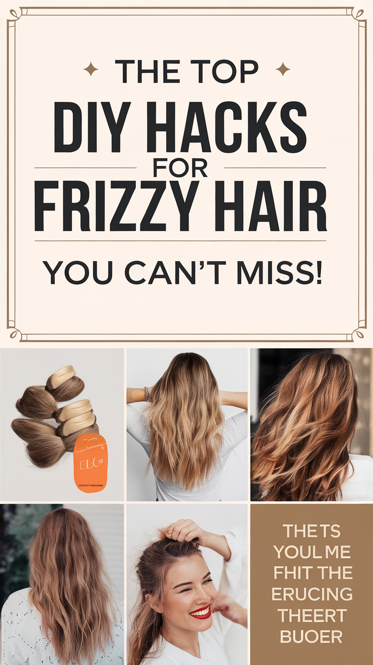 The Top DIY Hacks for Frizzy Hair You Can’t Miss!