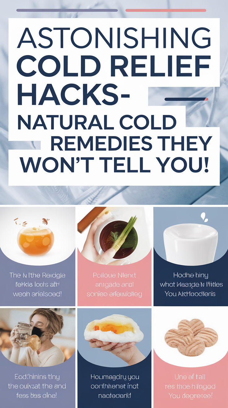 Astonishing Cold Relief Hacks- Natural Cold Remedies They Won’t Tell You!