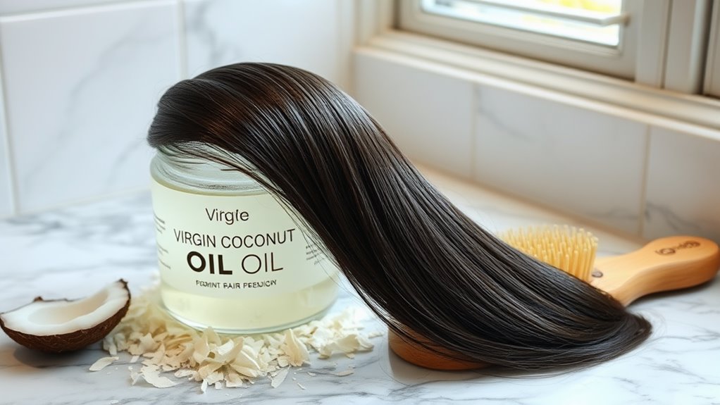 The Coconut Oil Remedy That’s Going Viral for Hair Thickening