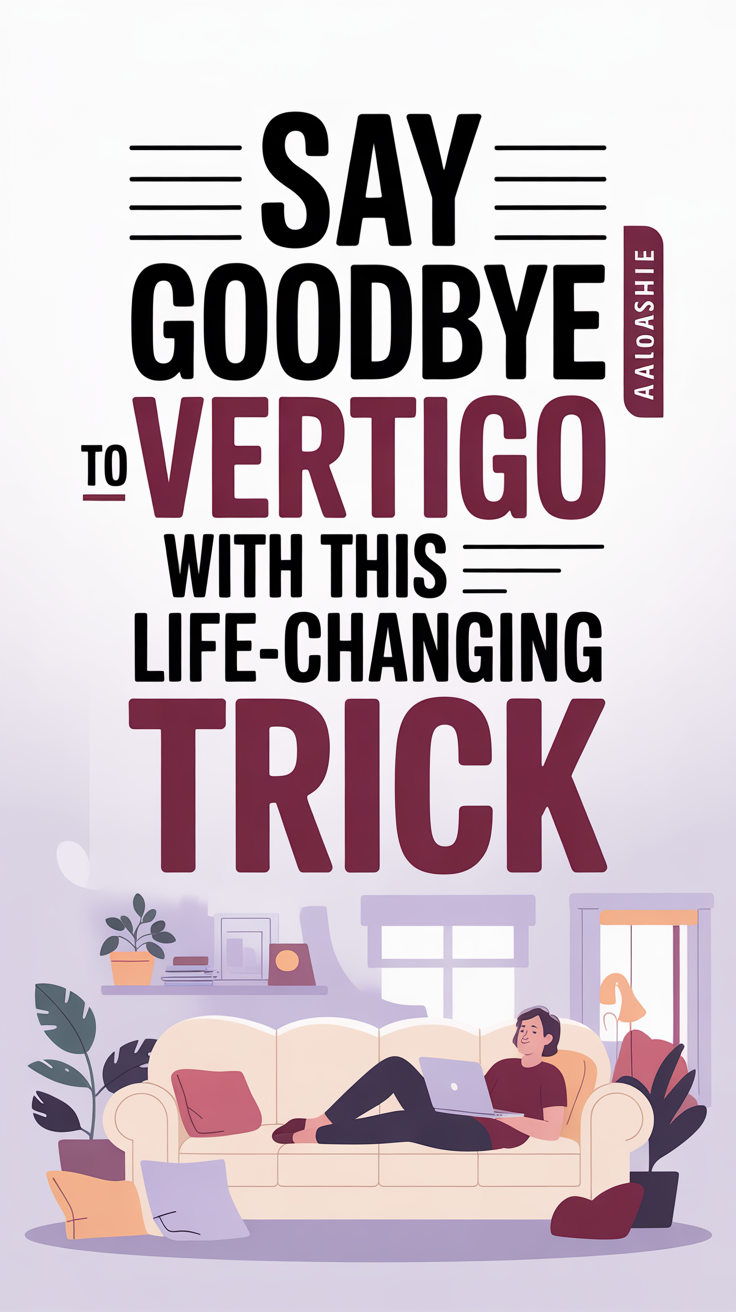 Say Goodbye to Vertigo with This Life-Changing Trick Say Goodbye to Vertigo with This Life-Changing Trick
